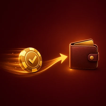 Jeton de retrait casino 24h