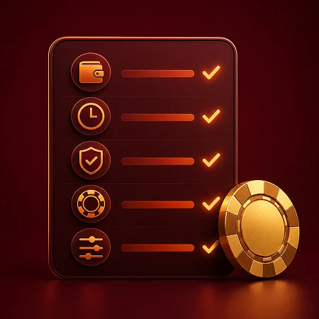Checklist avant inscription casino